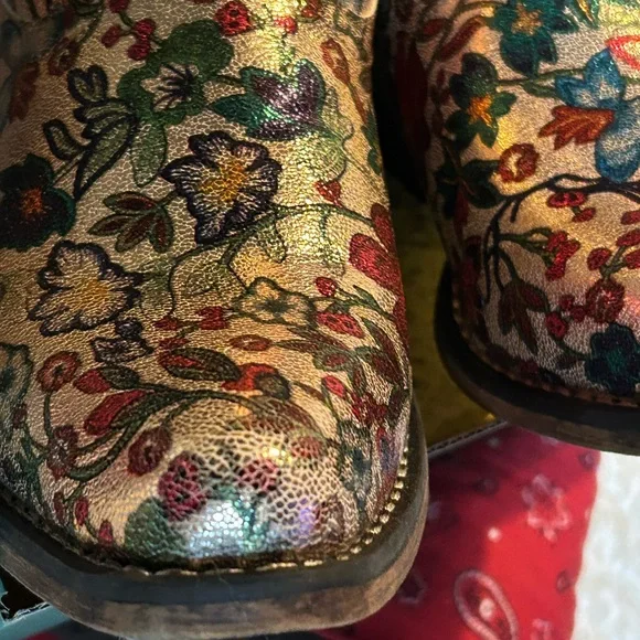 ROPER, Floral Women's Boot 7.5 - Picture 3 of 8